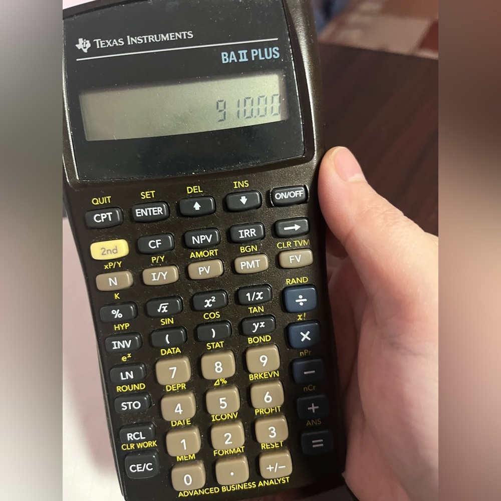 Texas instrument calculator